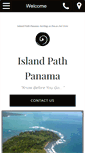 Mobile Screenshot of islandpathpanama.com