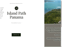 Tablet Screenshot of islandpathpanama.com